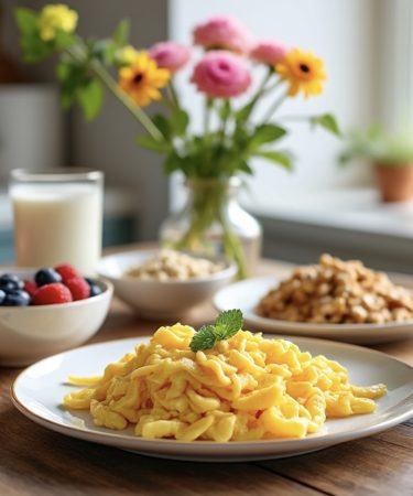 Petit déjeuner protéiné