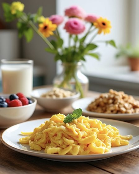 Petit déjeuner protéiné